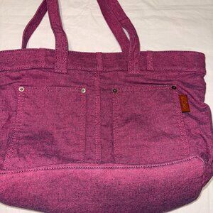 Patricia Nash Ashwell Denim Tote Bag Purple/Pink